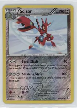 Scizor Reverse Foil Pokemon Black & White Boundaries Crossed #94 - Image 1