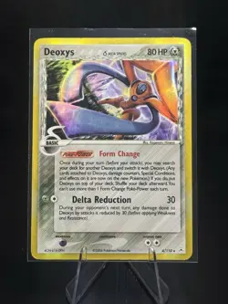 Pokemon TCG EX Holon Phantoms Deoxys (Delta Species) Holo Rare 4/110 MP - Image 1