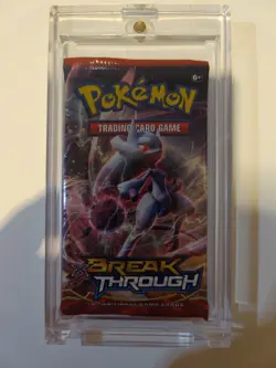 Pokemon XY Breakthrough Sealed Booster Pack In Acrylic - Image 1