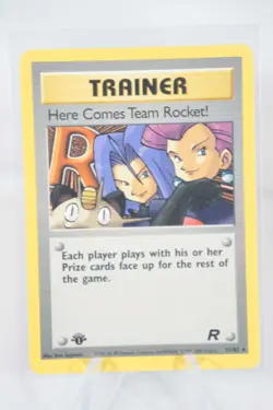 Pokemon Team Rocket Here Comes Team Rocket! 1st Edition Non-holo Rare 71/82 NM - Image 1