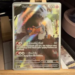 Torkoal 172/167 Twilight Masquerade Illustration Rare Full Art Pokemon TCG MINT - Image 1