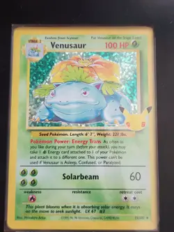 Pokemon Starters & Evolutions Charizard Blastoise Venusaur 25th Anniversary Holo - Image 3