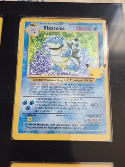 Pokemon Starters & Evolutions Charizard Blastoise Venusaur 25th Anniversary Holo - Image 4
