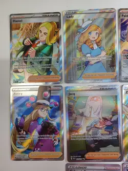 Pokemon TCG Full Art Trainer card Lot 10x SWSH Scarlet Violet NM - LP+ - Image 2
