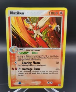 Blaziken 1/106 Holo Rare Pokemon EX Emerald MP - Image 1