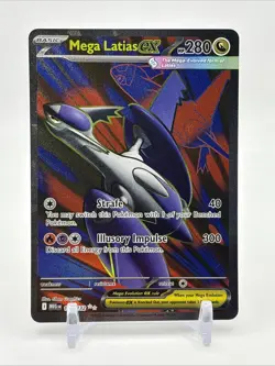 Mega Latias ex Ultra Rare 163/132 Me01: Mega Evolution Holo POKEMON NEAR MINT - Image 1