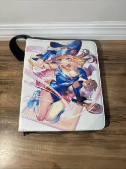 Yu-gi-oh Dark Magician Girl - Card holder Binder Case Zipper/Strap - Image 1