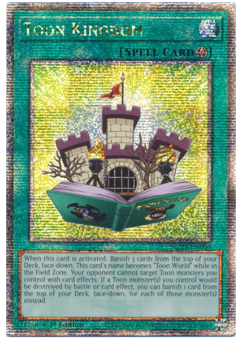 Toon Kingdom - MP24-EN006 - Quarter Century Secret Rare YuGiOh - Image 1