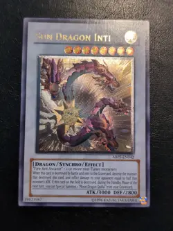 Yu-Gi-Oh! ULTIMATE RARE CARD SUN DRAGON INTI ABPF-EN042 NM/VLP - Image 1