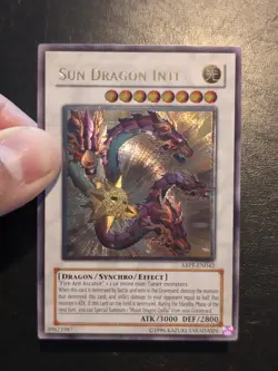 Yu-Gi-Oh! ULTIMATE RARE CARD SUN DRAGON INTI ABPF-EN042 NM/VLP - Image 3