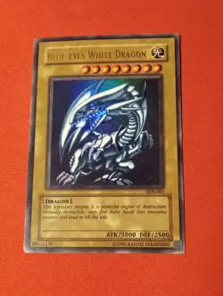 Blue-Eyes White Dragon - SDK-001 - Ultra Rare - Unlimited Edition LP/MP - Image 1