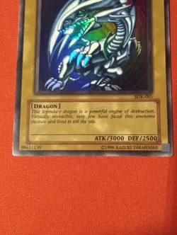 Blue-Eyes White Dragon - SDK-001 - Ultra Rare - Unlimited Edition LP/MP - Image 2
