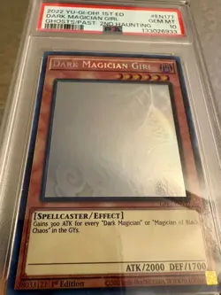 2022 YU-GI-OH! Dark Magician Girl 1st Ed Ghosts/Past-2nd Haunting #177 - PSA 10! - Image 1