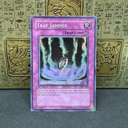 Yugioh Trap Jammer IOC-110 1st Edition Super Rare NM - Image 1