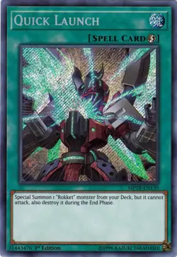 Yugioh! MP Quick Launch - MP18-EN139 - Secret Rare - 1st Edition Moderately Play - Image 1