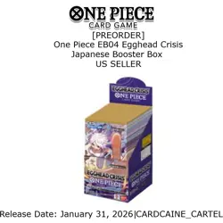 [Preorder] One Piece EB04 Egghead Crisis Japanes Booster Box | US SELLER - Image 1