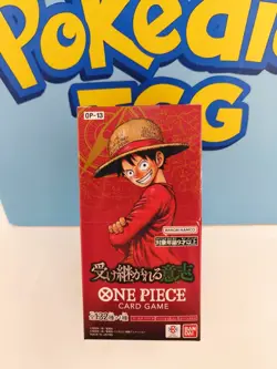 One Piece Japanese TCG OP-13 Carrying on His Will Booster Box Sealed IN STOCK - Image 1