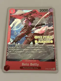Belo Betty (Judge Pack Vol. 3) OP05-015 One Piece Promotion Cards Foil - Image 1