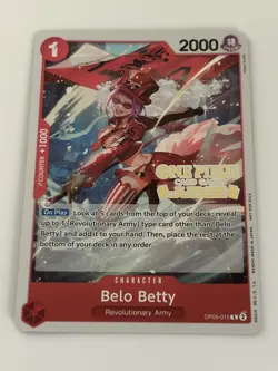 Belo Betty (Judge Pack Vol. 3) OP05-015 One Piece Promotion Cards Foil - Image 3