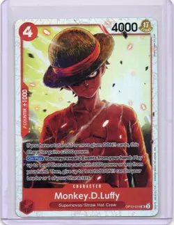 Monkey.D.Luffy OP12-015 SR ONE PIECE TCG Card Game NM Red - Image 1