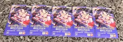 One Piece TCG The Azure Sea's Seven (5)Sleeved Booster Packs IN HAND FAST SHIP - Image 1
