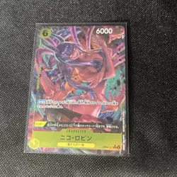 ONE PIECE Nico Robin (Alt Art) OP09-107 R Emperors in the New World Japanese NM - Image 1