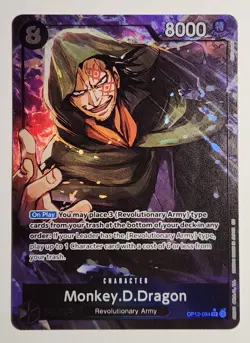 Monkey D. Dragon Alt Art SR OP12-094 - One Piece TCG - Legacy of the Master NM - Image 1