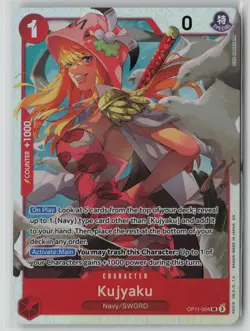 Kujyaku OP11-004 One Piece A Fist of Divine Speed Super Rare Near Mint - Image 1
