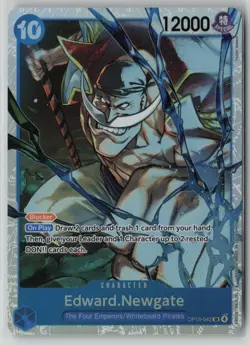 Edward.Newgate OP13-042 One Piece Carrying On His Will Super Rare Near Mint - Image 1
