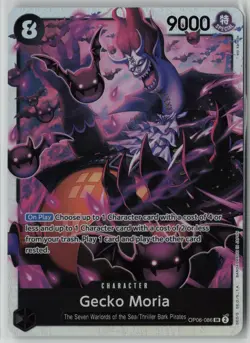 Gecko Moria (086) OP06-086 One Piece Wings of the Captain Super Rare Near Mint - Image 1