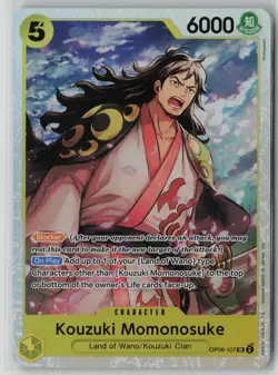 Kouzuki Momonosuke (Reprint) OP06-107 One Piece Premium Booster The Best Vol. 2 - Image 1