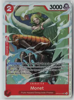 Monet OP10-016 One Piece Royal Blood Super Rare Near Mint - Image 1