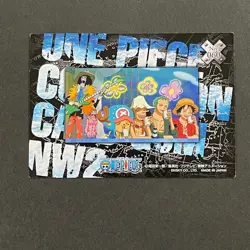 S0910 Straw Hat Crew Holo Japanese One Piece x Ensky Card Nami Zoro - Image 2