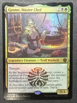 Gyome, Master Chef Commander 2021 Foil 005/081 Magic MTG Card A138 - Image 1