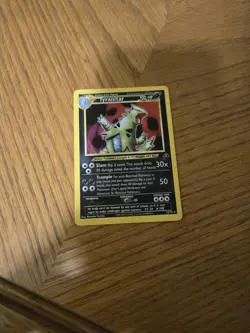 Pokemon TCG Neo Discovery: Tyranitar 12/75 Holo Rare Card - Image 3