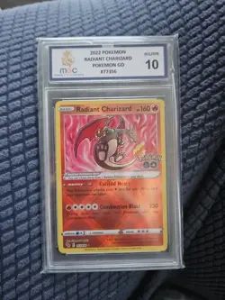 Pokemon Go Radiant Charizard 011/078 MGC Grading Gem Mint 10 - Holo Rare - Image 2