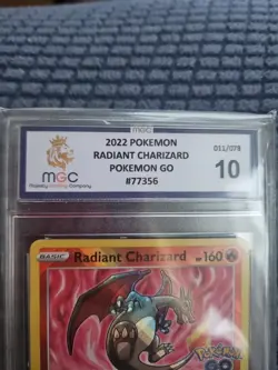 Pokemon Go Radiant Charizard 011/078 MGC Grading Gem Mint 10 - Holo Rare - Image 5