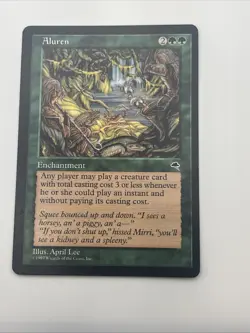 Aluren Tempest 1997 Near Mint Mtg Magic The Gathering Illus. April Lee - Image 5