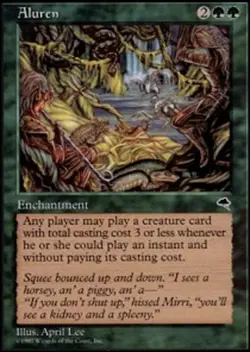 [1x] Aluren Slight Play, English Tempest MTG Magic - Image 1