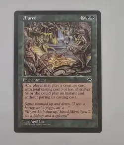 Aluren Tempest 1997 Near Mint Mtg Magic The Gathering Illus. April Lee - NP - Image 1