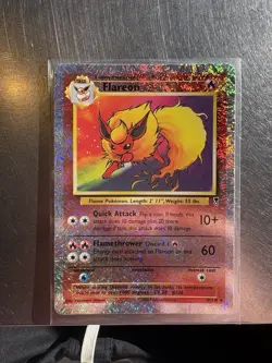 Pokemon TCG Flareon 10/110 Legendary Collection Reverse Holo Rare Card - Image 1