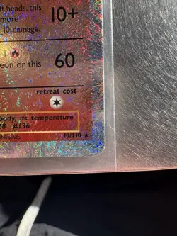 Pokemon TCG Flareon 10/110 Legendary Collection Reverse Holo Rare Card - Image 3