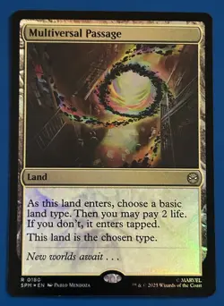 MTG Multiversal Passage (Foil) - Marvel's Spider-Man (SPM) R 0180 NM - Image 1