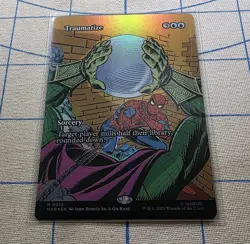 Traumatize (Borderless) M 0015 MTG Marvel Universe Eternal-Legal Foil - Image 2