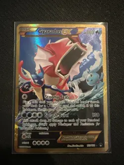 Pokemon Gyarados EX TCG Card Full Art Holo Secret Rare XY Breakpoint 123/122 LP - Image 1