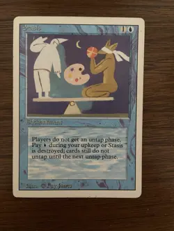 Stasis X1 Heavy Play MTG Revised - Image 1