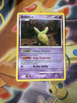 Budew Stormfront 33/100 Yuka Morii Pokemon Card - Image 1