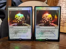 2x MTG Commander's Sphere - NM - NEAR MINT Foil - Promos: Judge - EDH FREE SHIP - Image 2