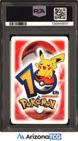 Pokemon 2006 Gligar Qwilfish Red 7 Of Spades 10th Anniv Playing Card PSA 10 - Image 2