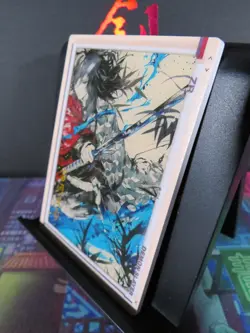 Giyu Tomioka ZR Rare Card Demon Slayer Collectible Matte Sketch Style - Image 3